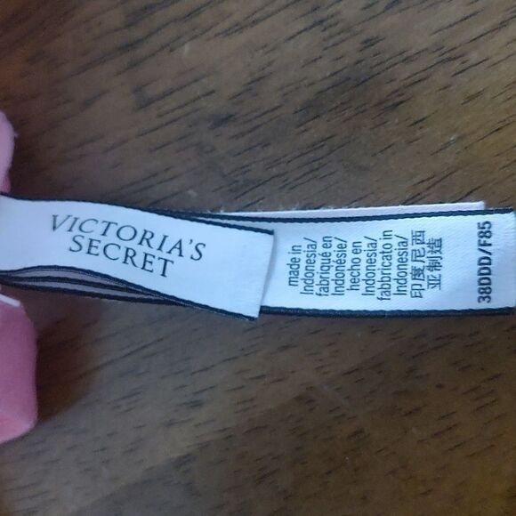 Victoria’s Secret Coral Lined Demi Demi Double Full Coverage Lace VS SZ 38DDD - Picture 4 of 5